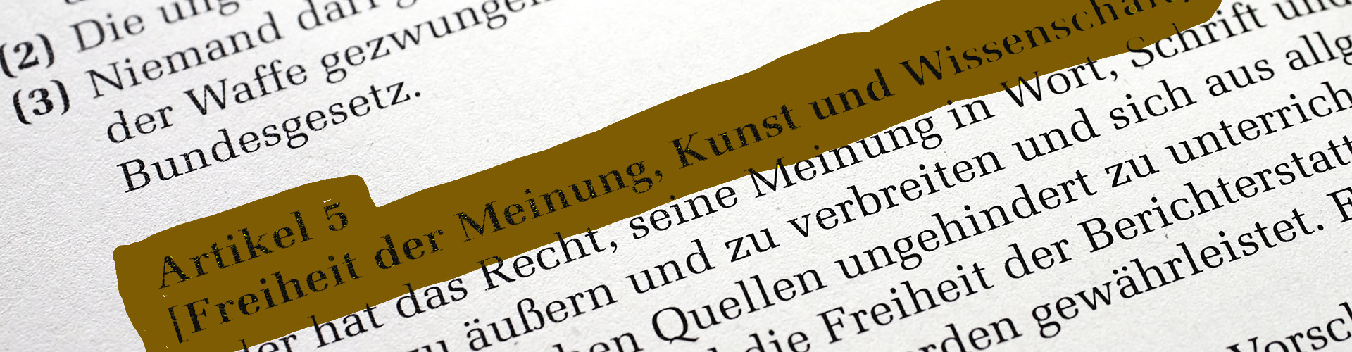 Artikel 5 Grundgesetz